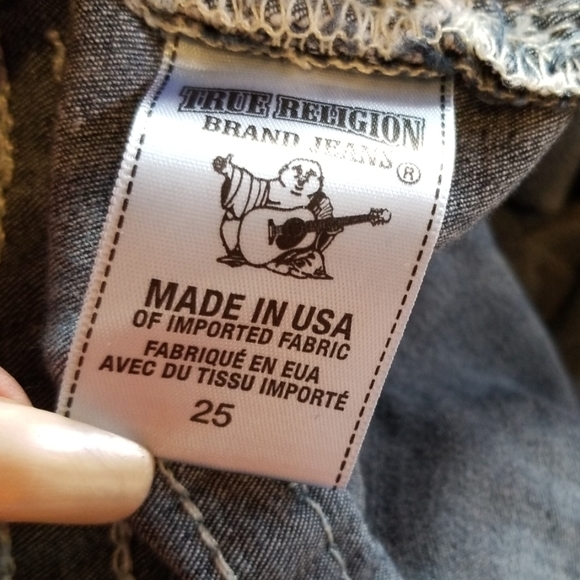 True religion jean shorts 25 misty - Picture 7 of 7